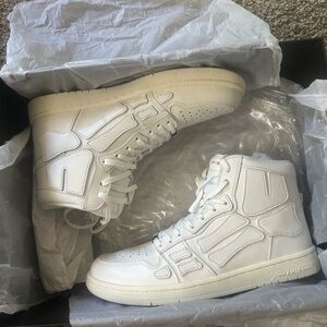 AMIRI Skel White High-Top Sneakers NIB SZ 11